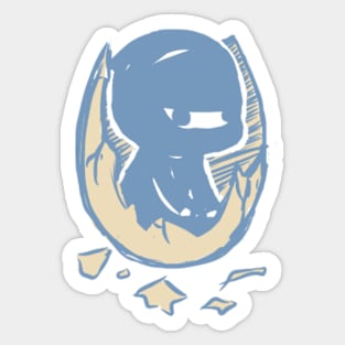 ninjas come from eggs Sticker